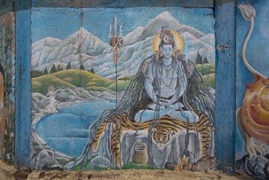 Algumas das pinturas: Shiva...